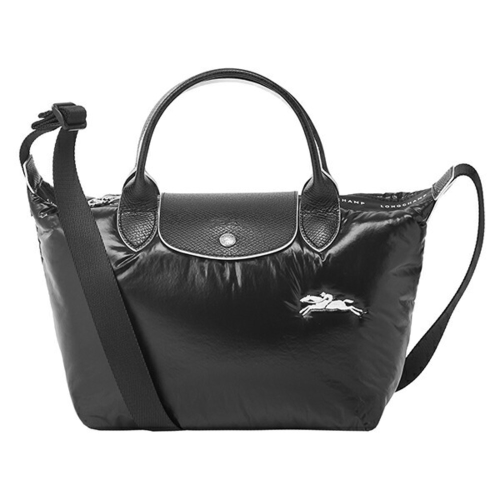 Longchamp Le Pliage Alpen TOP-HANDLE S Handbag Black - Picture 1 of 9